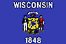Wisconsin flag graphic