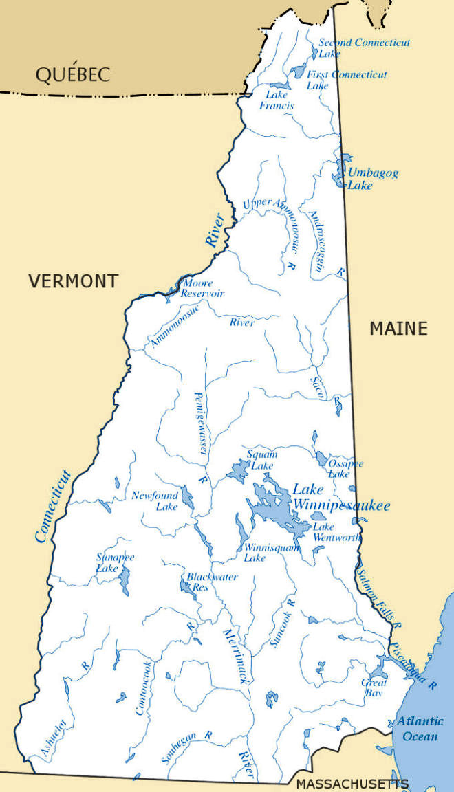 New Hampshire Rivers and Lakes