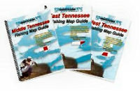 Tennessee Fishing Map Book Guides Set