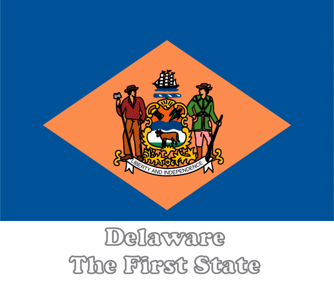 Delaware state flag