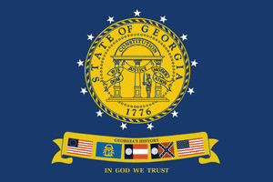 2001 Georgia state flag