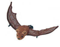 Mexican Free-Tailed Bat, Realistic Wildlife Plush Stuffed Animal, 14inches