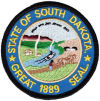 South Dakota - 3 inch Round State Seal Patch