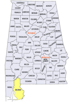 Al Baldwin County Location 