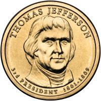 Thomas Jefferson Presidention Dollar