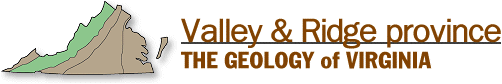 Valley and Ridge province - The Geology of Virginia