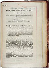 1898 Joint Resolution ot Annex Hawaiian Islands