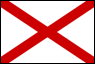 Alabama flag graphic