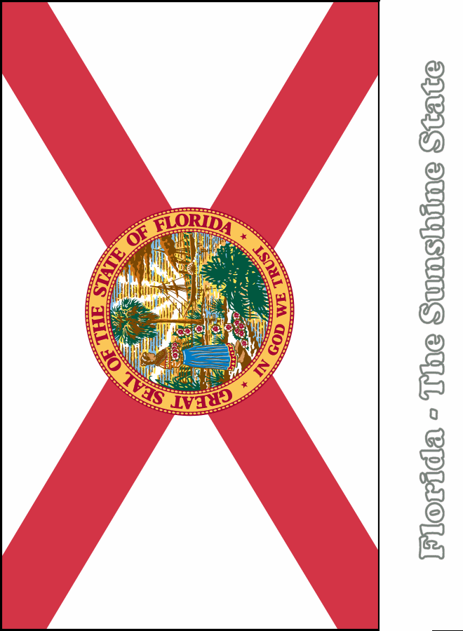 Printable Florida State Flag Printable Word Searches