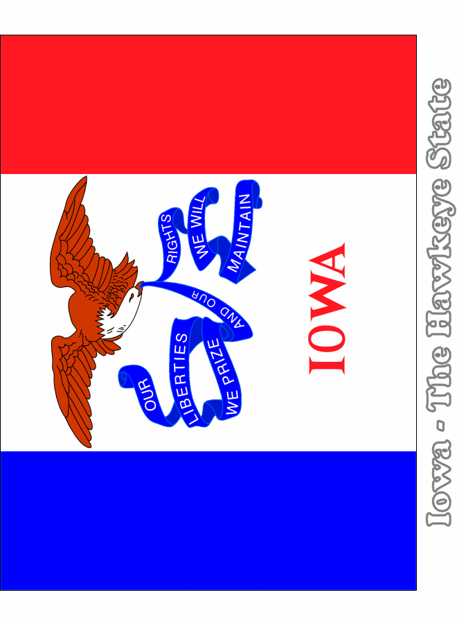 iowa flag